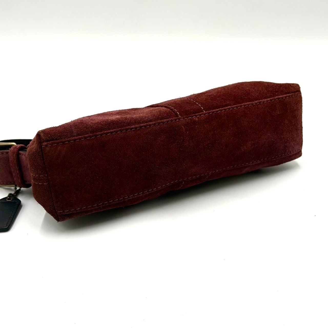 【希少】コーチ アクセサリーポーチ　ハンドバッグ　ショルダー　スエード 極美品○COACH コーチ 7470 スエード アクセサリーポーチ