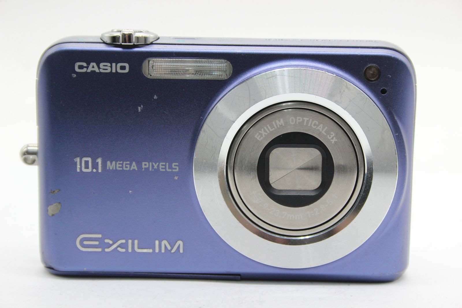 返品保証】 カシオ Casio Exilim EX-Z1050 3x ブルー バッテリー付き 