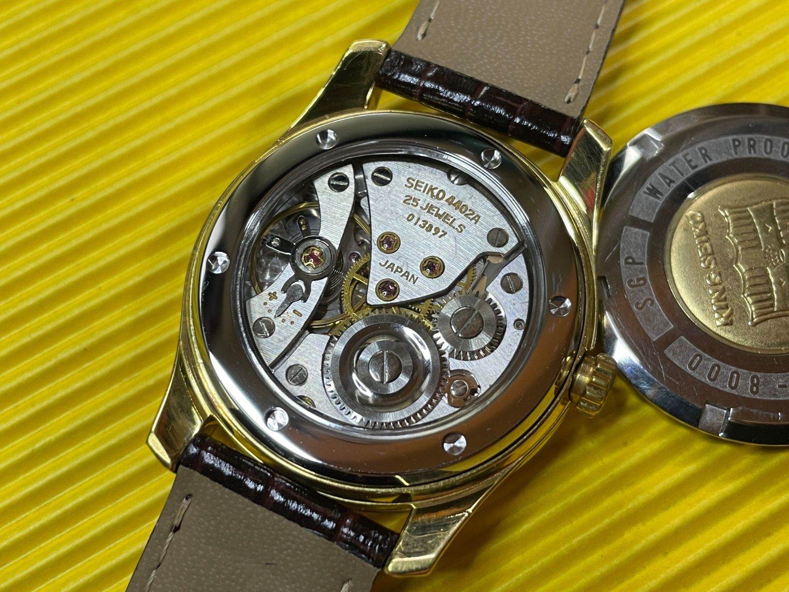 かっしー　セイコー　45KS 44KS 用シースルーバック セイコー キングセイコー 45KS シースルーバック 裏スケSEIKO キング