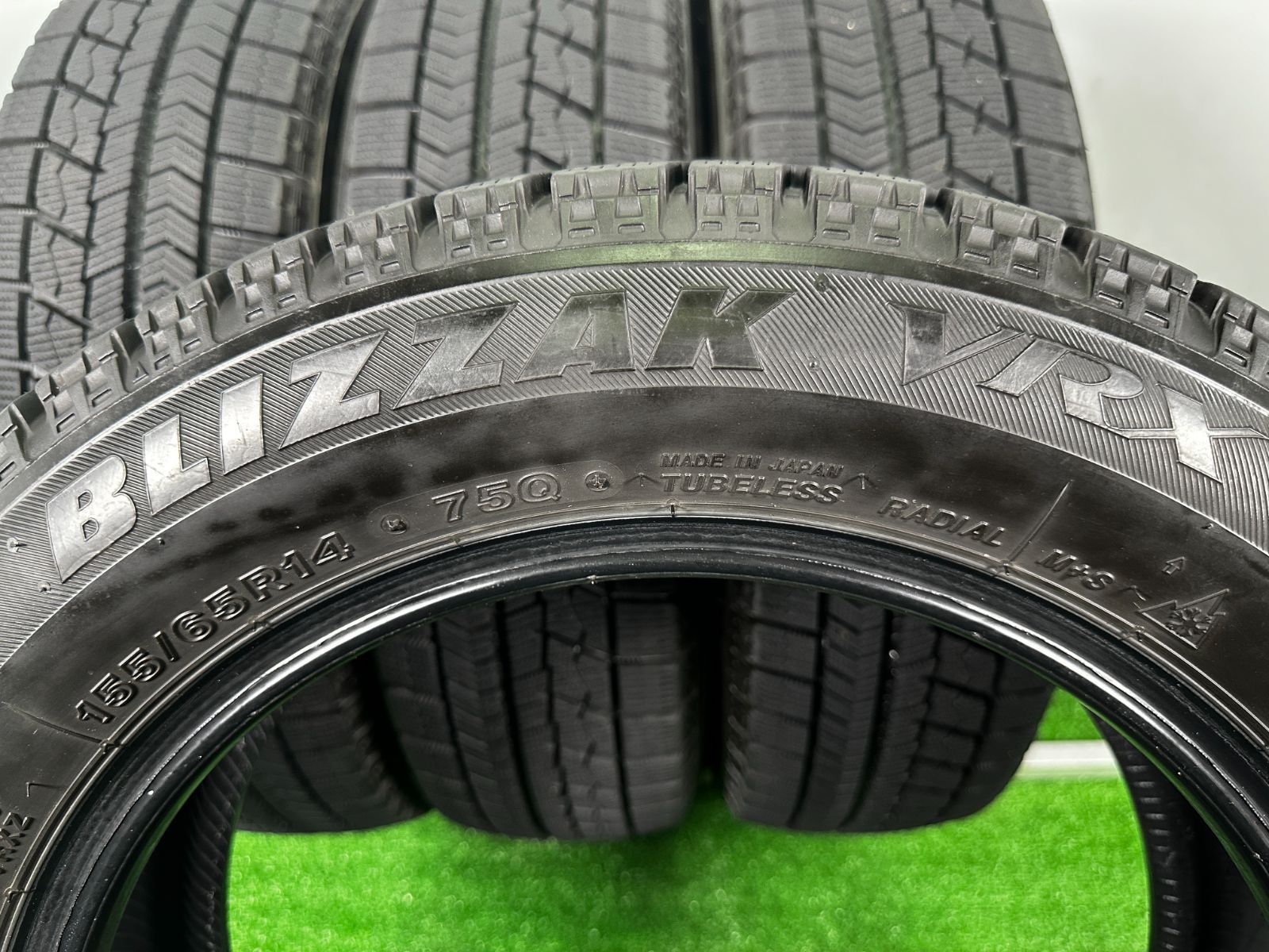 送料無料 155|65R14 ブリヂストン VRX 2020年製 4本 冬タイヤ スタッドレス TA603 FFCRYSTALESIA_COM