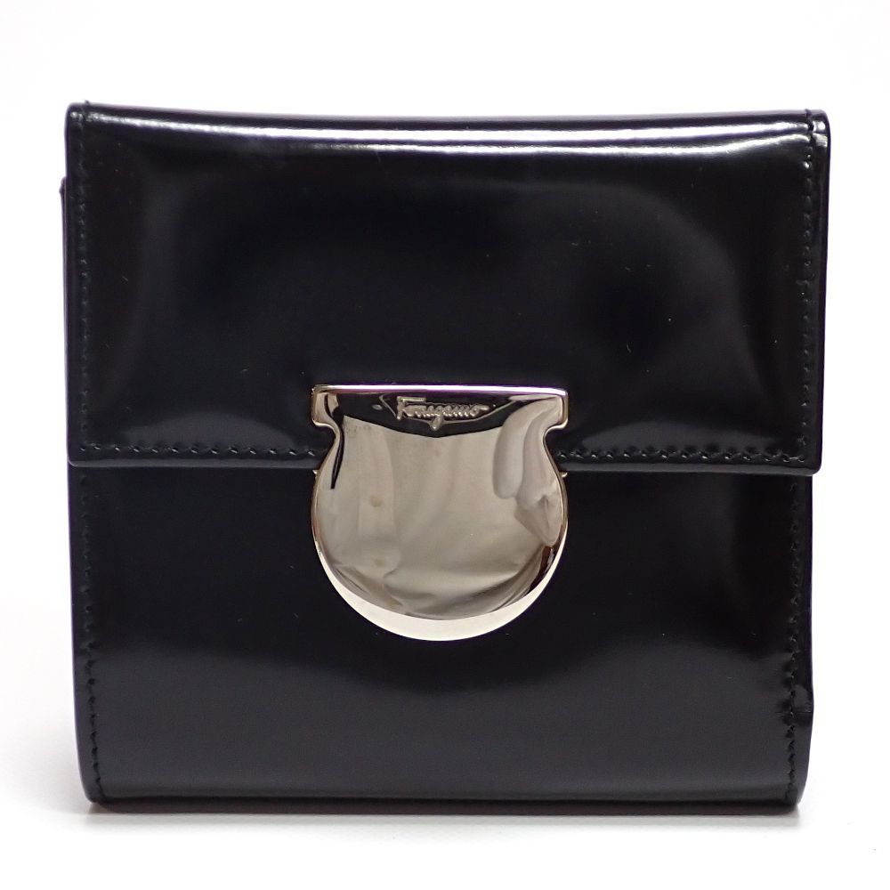 Salvatore Ferragamo Wホック 二つ折り コンパクト財布