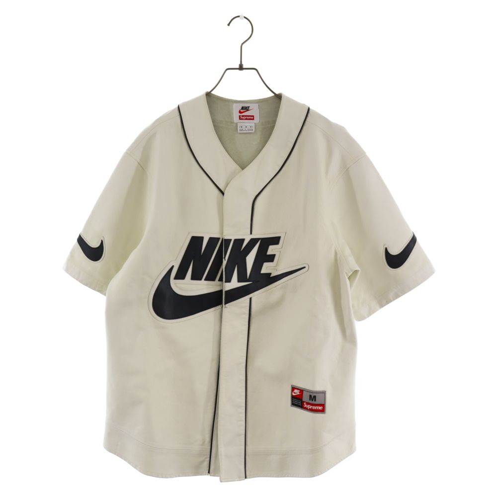 SUPREME (シュプリーム) 19AW×NIKE Leather Baseball Jersey ナイキ ...