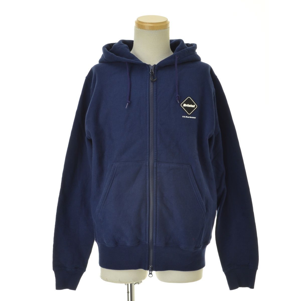 【F.C.R.B.】22AW FCRB-222067 HOOD LOGO ZIP UP TEAM SWEAT HOODIEジップアップスウェットパーカー