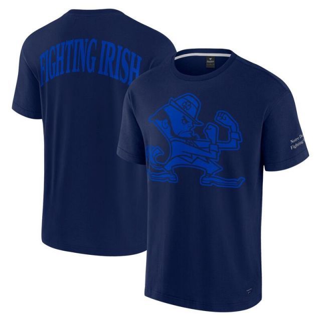 売れ筋商品|||ファナティクス Tシャツ トップス レディース Men's Navy Notre Dame Fighting Irish Primary Logo Hoodie T-shirt Navy Men's Navy Notre Dame Fighting Irish Football Fan T-Shirt