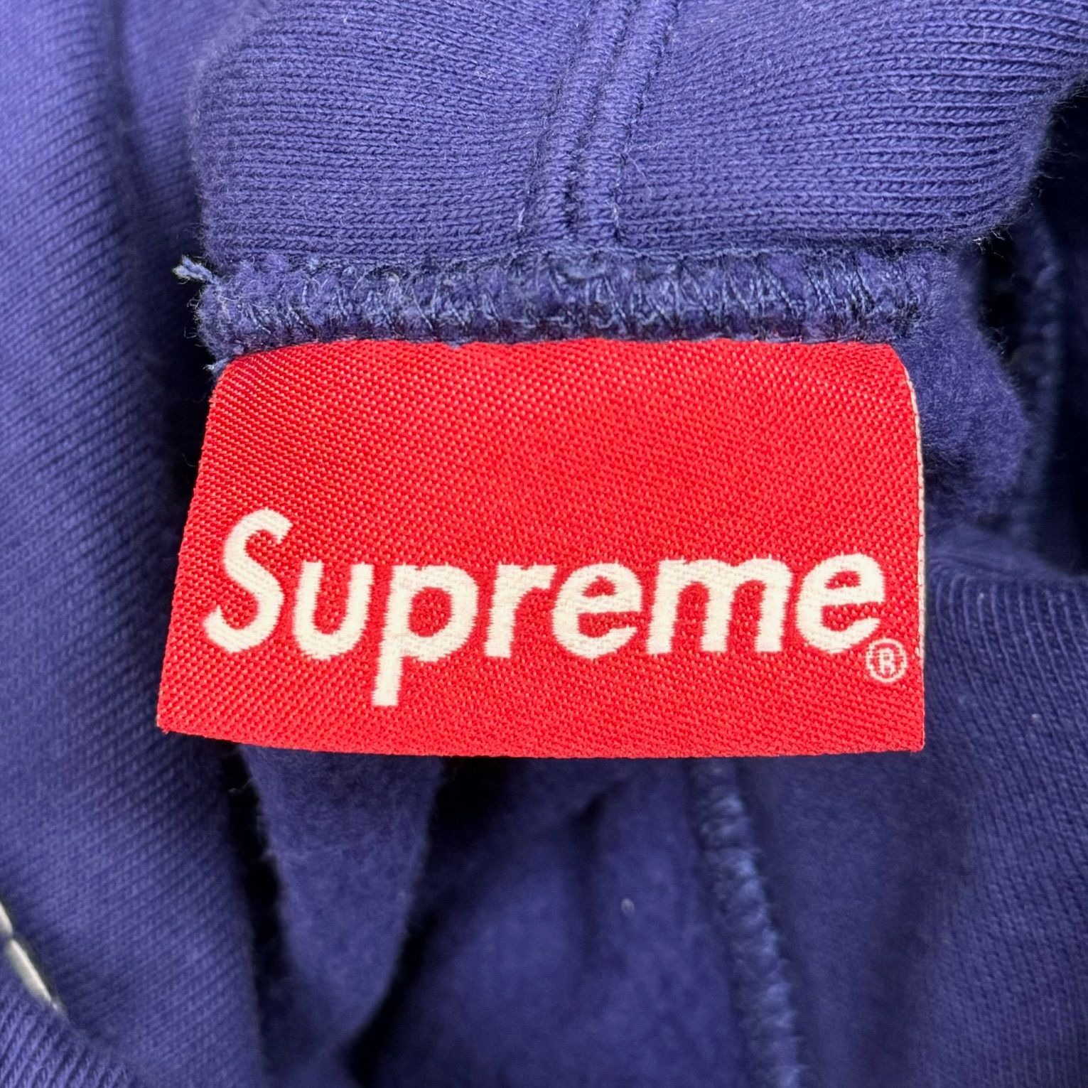 国内正規 Supreme 20AW Big Stitch Hooded ビッグステッチ スウェット フーディ パーカー シュプリーム L 67544A1