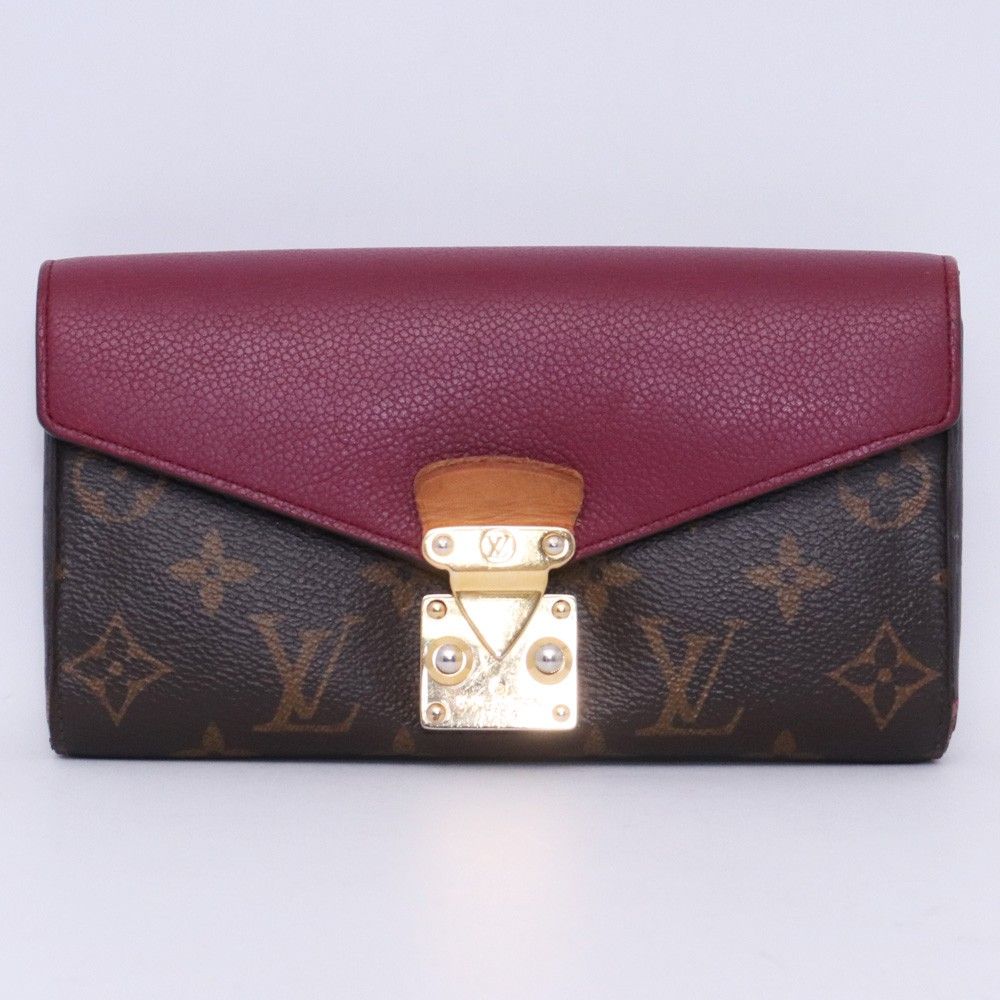 LOUIS VUITTON モノグラム ポルトフォイユ パラス 長財布 パープル