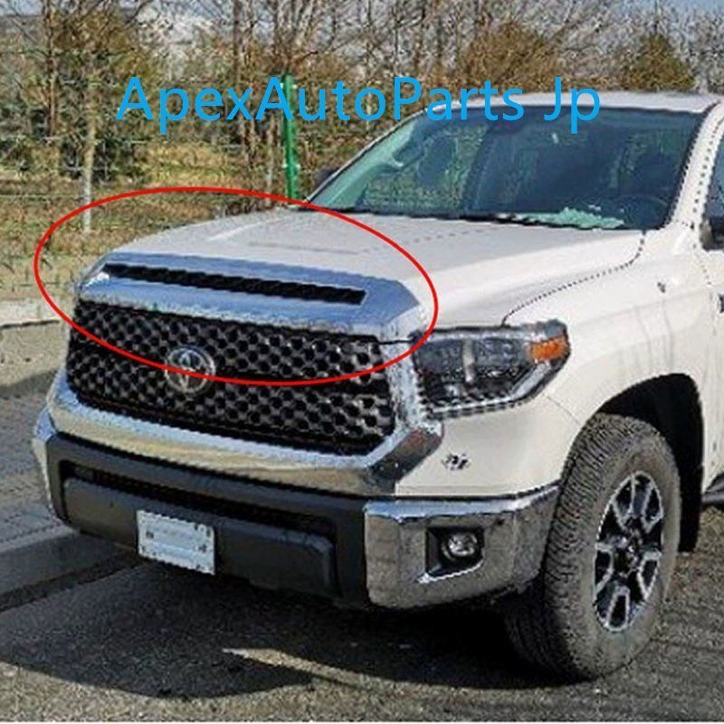 14-21年式トヨタ タンドラ用 メッキボンネットベントモール フロントグリル上部モールディングDL14LYX人気注目