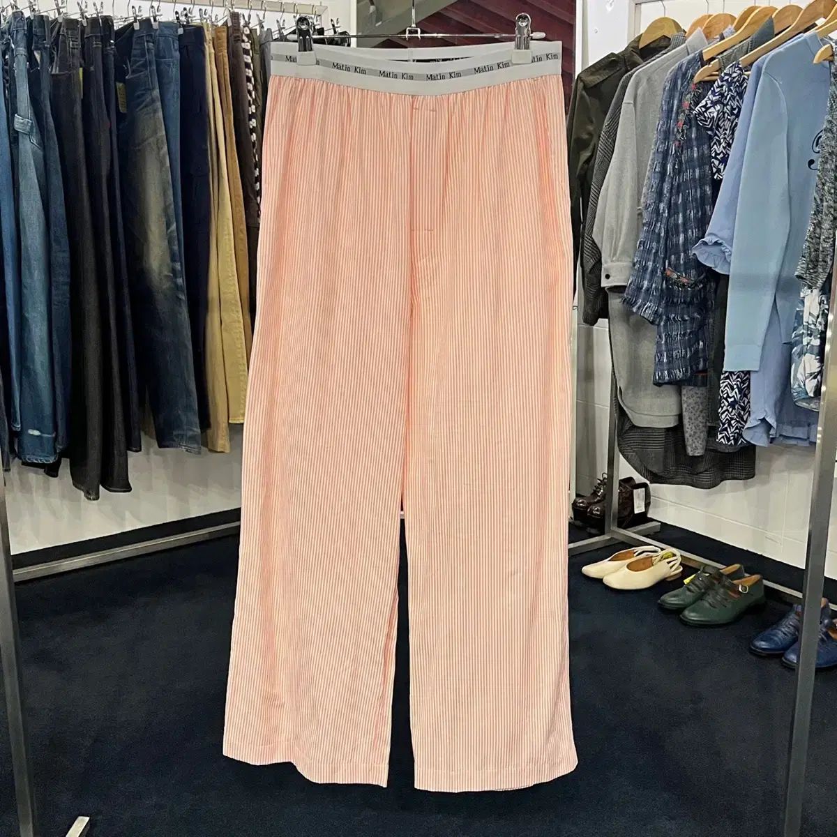 ★ Matin Kim マタンキム シャカシャカ ジャンパー フード F ピンク ☆ Matin Kim マタンキム シャカシャカ ジャンパー フード F