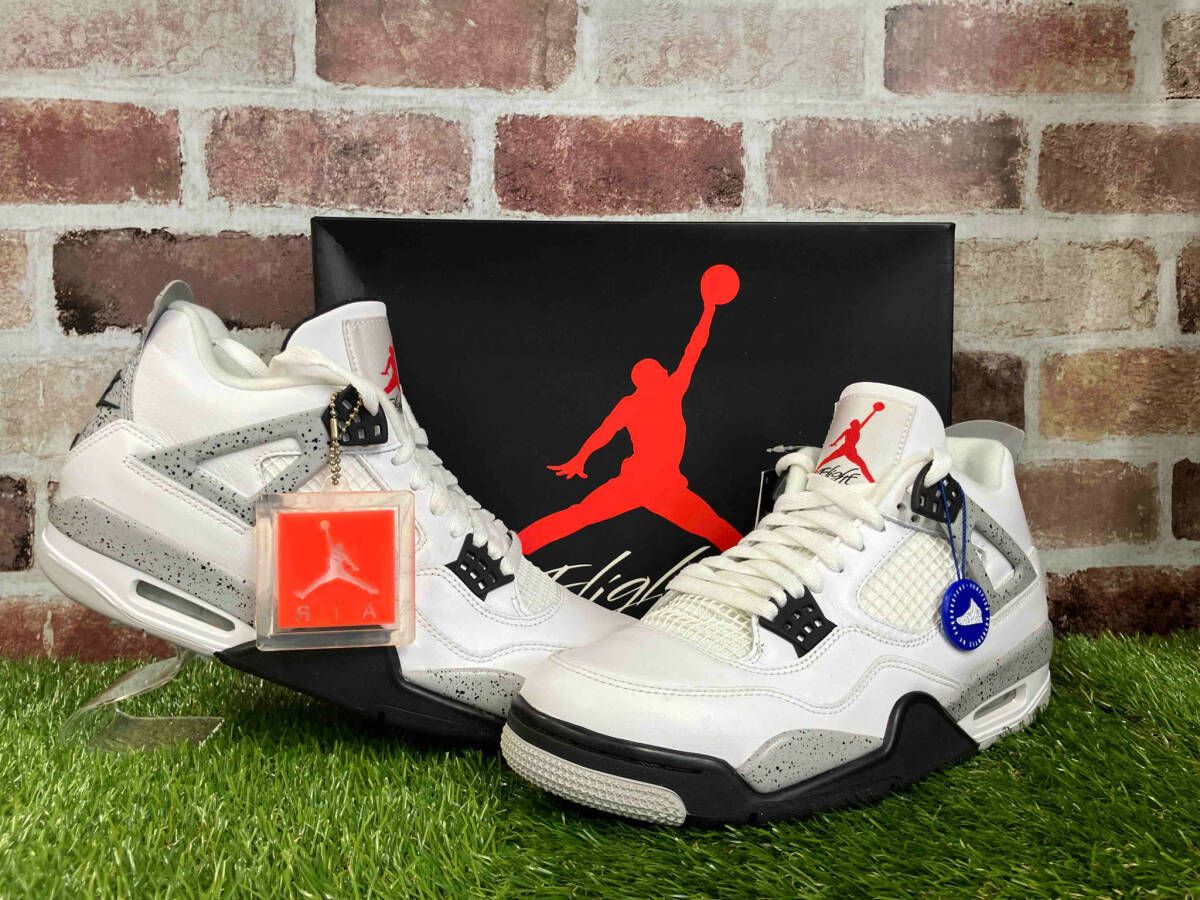 鑑定済み NIKE|ナイキ|Air Jordan 4 Retro|エアジョーダン4レトロ| White Cement 2016 |840606-192|27.5cm|us9.5