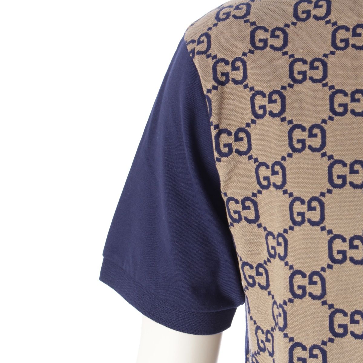 GUCCI★マキシGG シルクコットン ポロシャツ★すぐ届く！ GUCCI ポロシャツ マキシGGシルクコットンポロシャツ - メルカリ