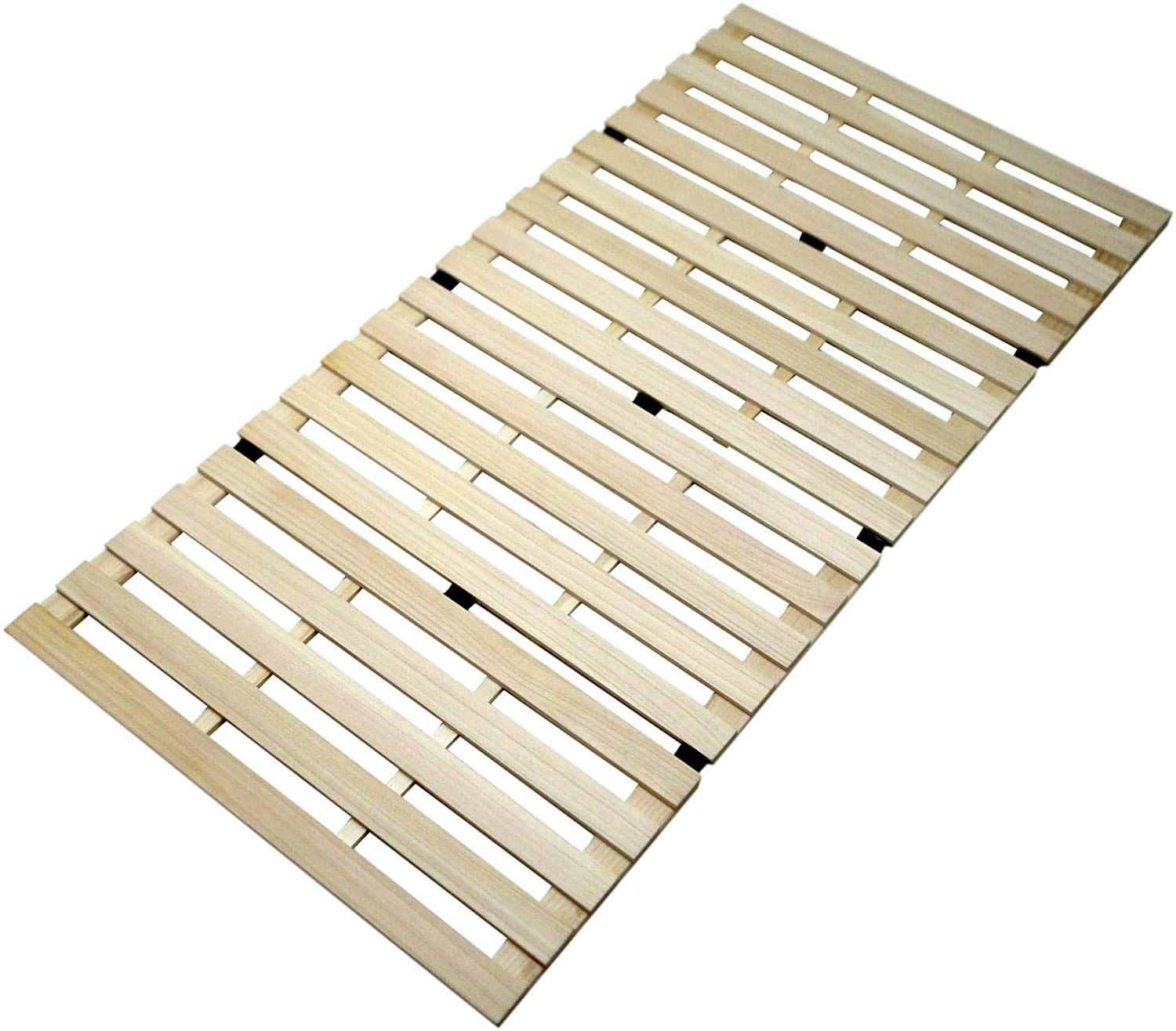 【人気商品】シングル すのこマット 約200×100cm 四つ折れ 桐 KT-200V4 【寝具・ベッド・マット・布団】 武田コーポレーション