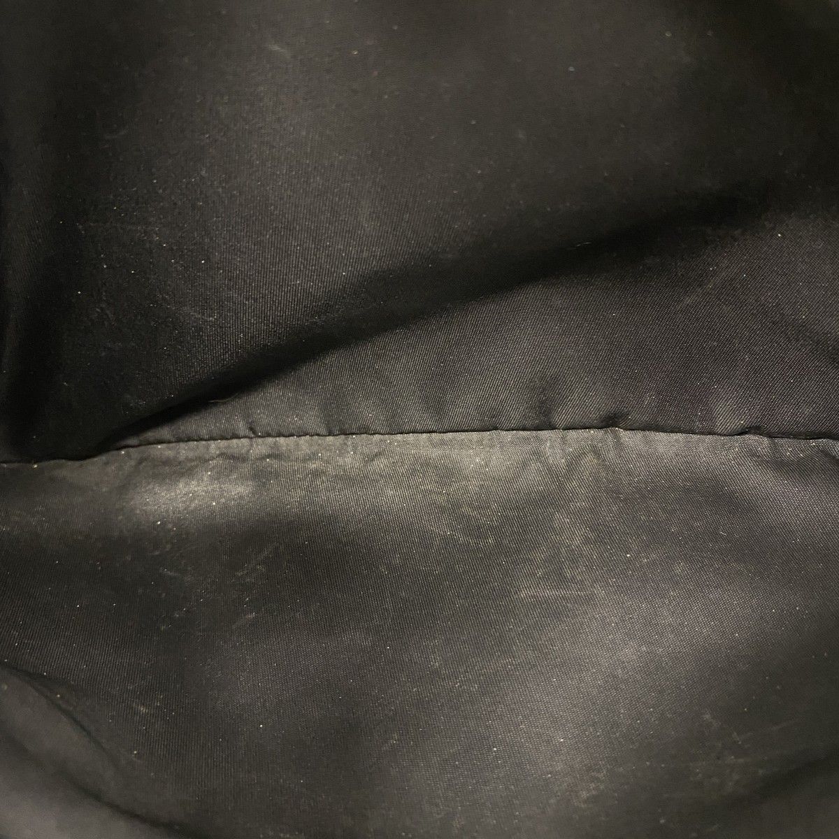 5id4752】プラダ ショルダーバッグ ナイロン ブラック シルバー金具  