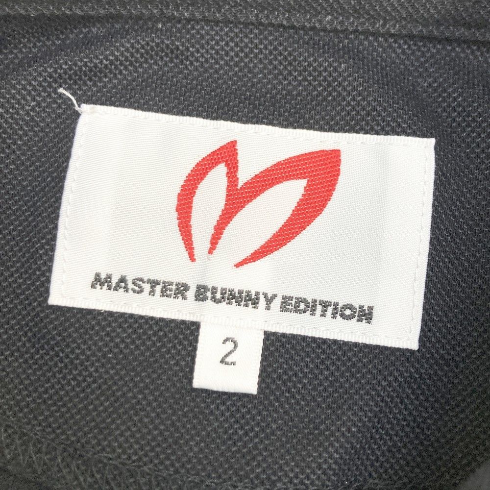 サイズ：2 MASTER BUNNY EDITION マスターバニーエディション BATMAN バットマン 半袖ポロシャツ 10周年  ブラック系 [240101346852] ゴルフウェア レディース ストスト サイズ：2 MASTER BUNNY EDITION マスターバニーエディション