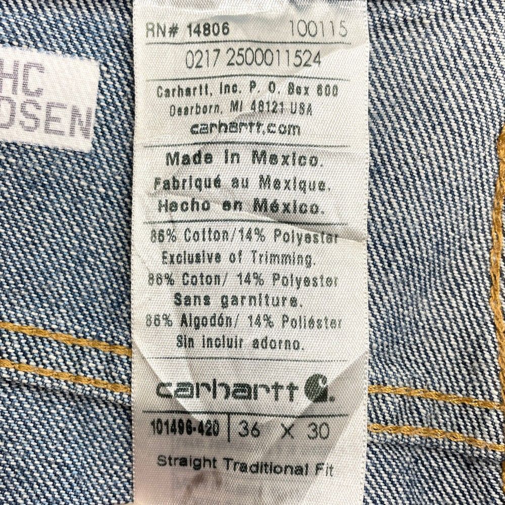 カーハート carhartt デニム パンツ テーパード サイズ：W39 L31