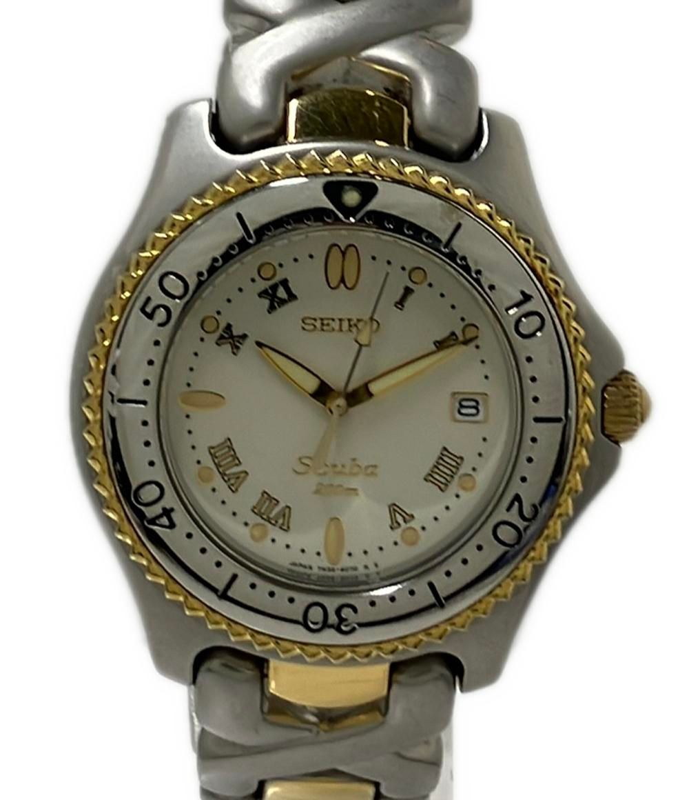 稼働品】SEIKO 5Y39-7010 電池新品【公式直営ストア】 SEIKO セイコー 