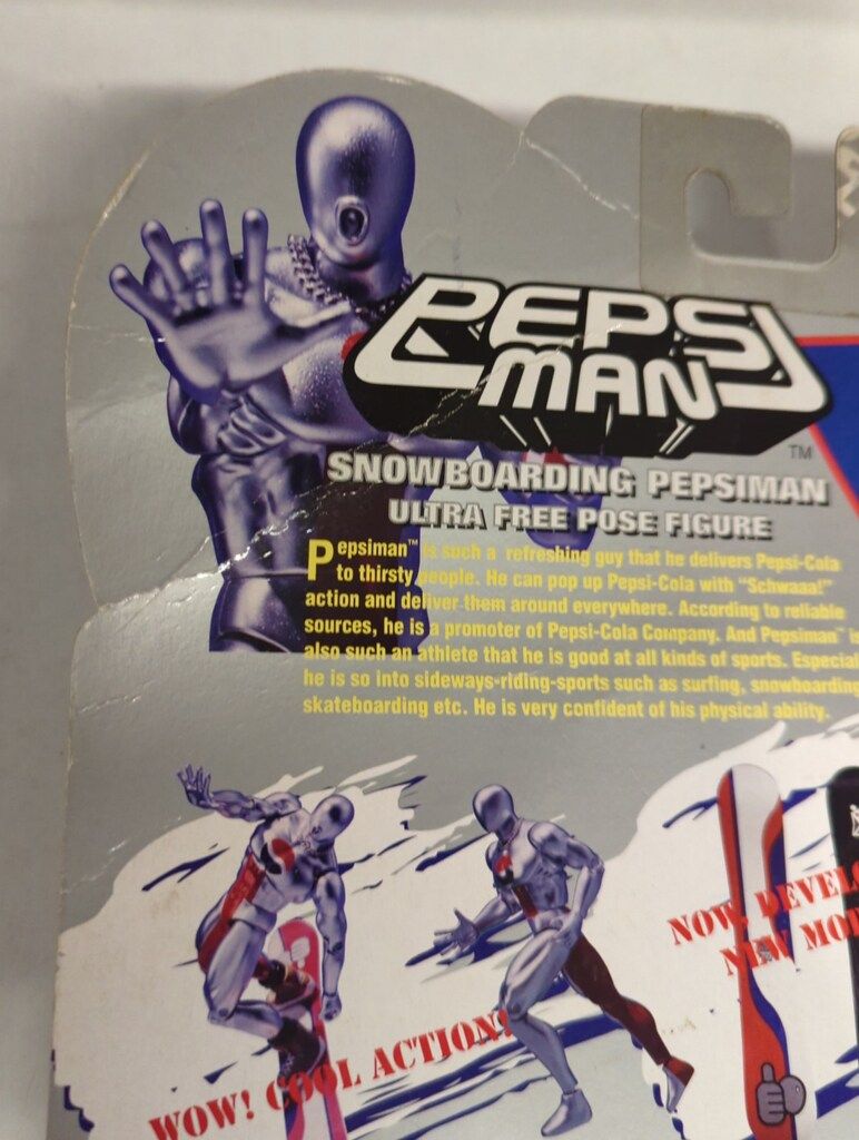 絶版限定98時代物ペプシマン スノーボードkit未展示品 グッズ