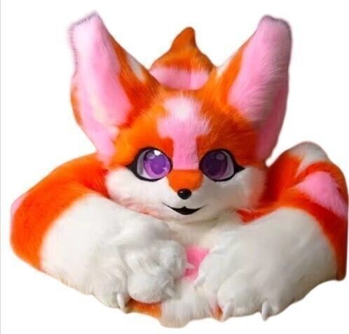 着ぐるみ ケモノ体 オレンジ Bタイプ 全身 ケモノ マスク ファースーツ