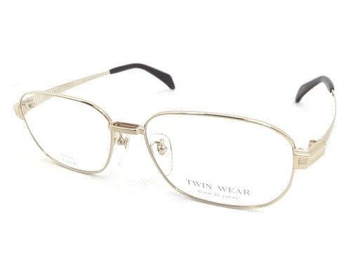 【TWINWEAR(ツインウェア)】【メガネ】【マグネット式サングラス】　TW-8002　col.1　56ｍｍ　日本 TWINWEAR(ツインウェア)】【メガネ】【マグネット式サングラス】 TW