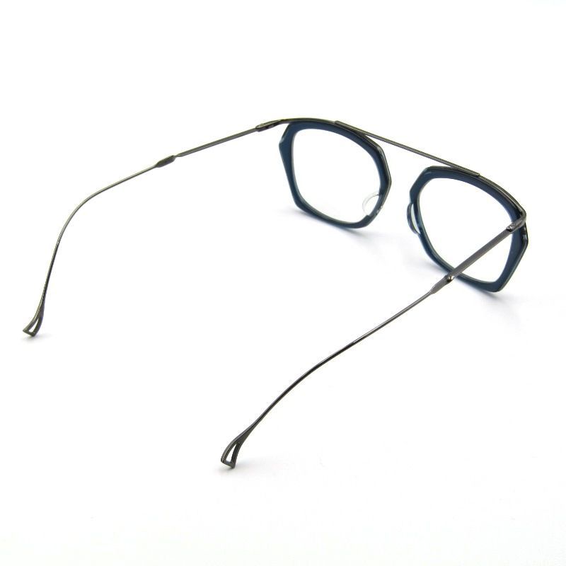 ISSEY MIYAKE EYES 金子眼鏡 HEXAGON Ⅰブラウン 未使用 金子眼鏡 × ISSEY MIYAKE EYES カネコガンキョウ