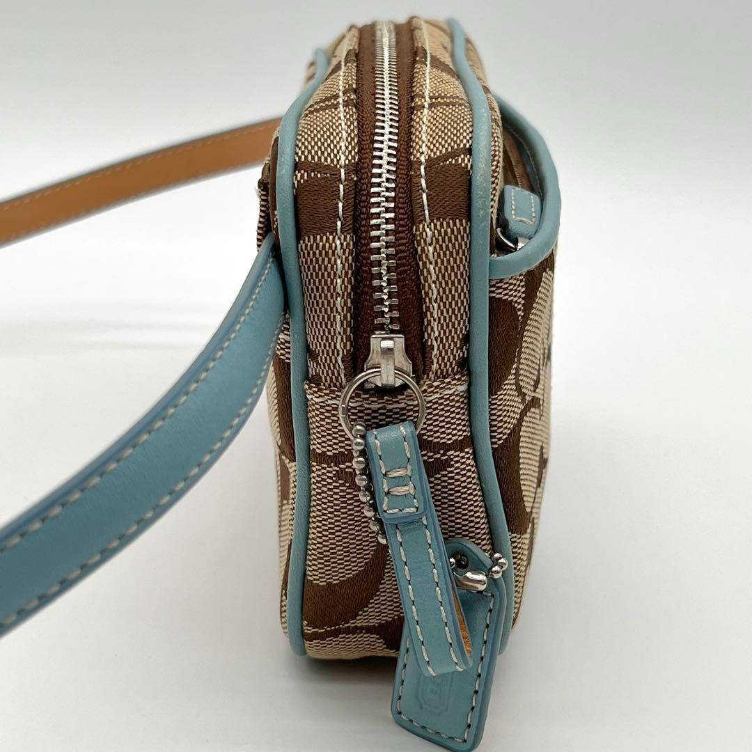 COACH ハンドバッグ ポーチ シグネチャー ミニバッグ ポシェット COACH コーチ 斜めがけショルダーバッグ ポシェット レディース