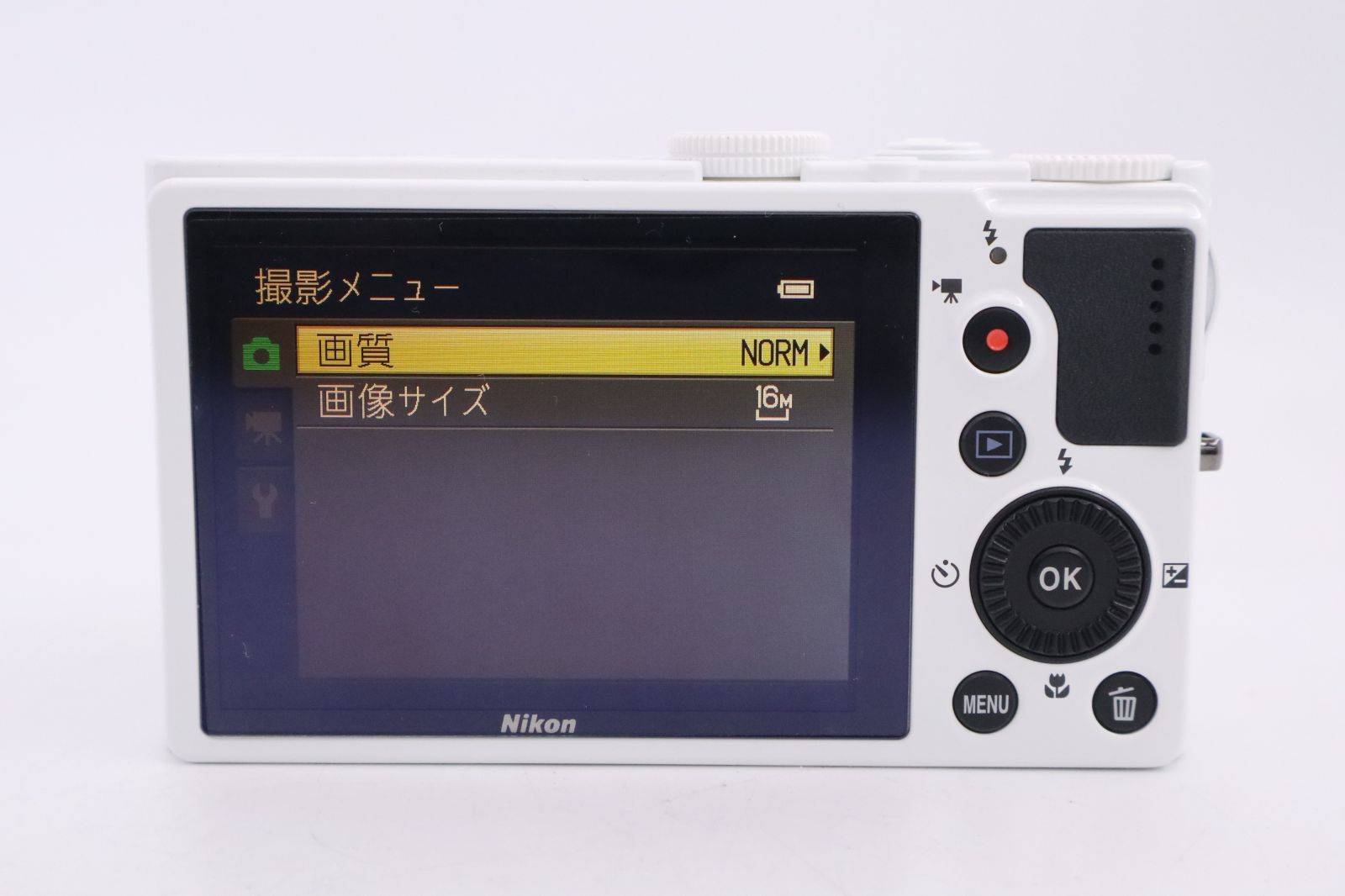 美品】Nikon COOLPIX P310 ホワイト 元箱付属 (c75) - メルカリ