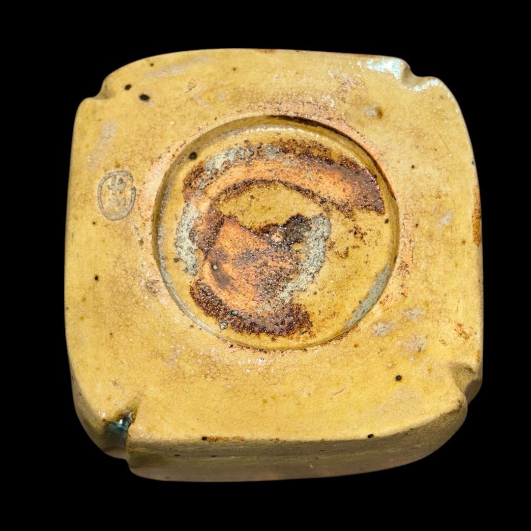 加藤作助(景正二十五世) 作 古瀬戸 黄瀬戸 四方向付 10客セット