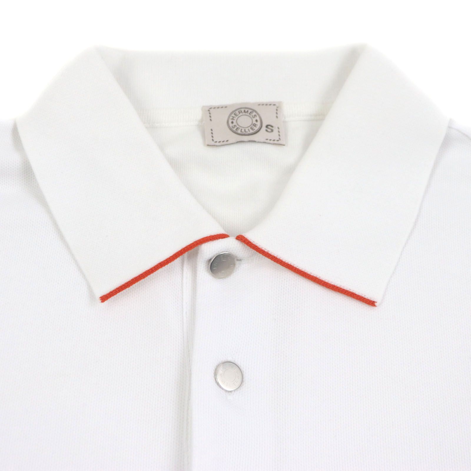 広尾店】エルメス HERMES レディース セリエボタン ポロシャツ