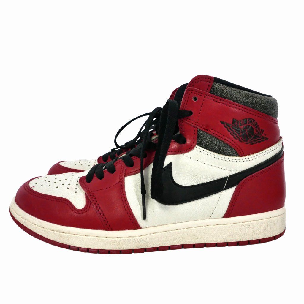 ナイキ NIKE Air Jordan 1 High OG Lost & Found Chicago エアジョーダン1 ハイ OG ロスト &  ファウンド シカゴ スニーカー US8 27㎝ レッド ホワイト DZ5485 612 - メルカリ