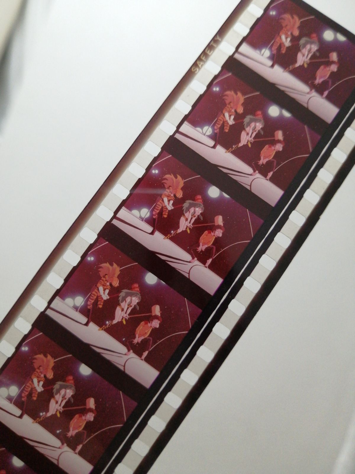 うる星やつら　生コマフィルム　ラムちゃん うる星やつら ラム 背景は一応空です。 #うる星やつら #うる星