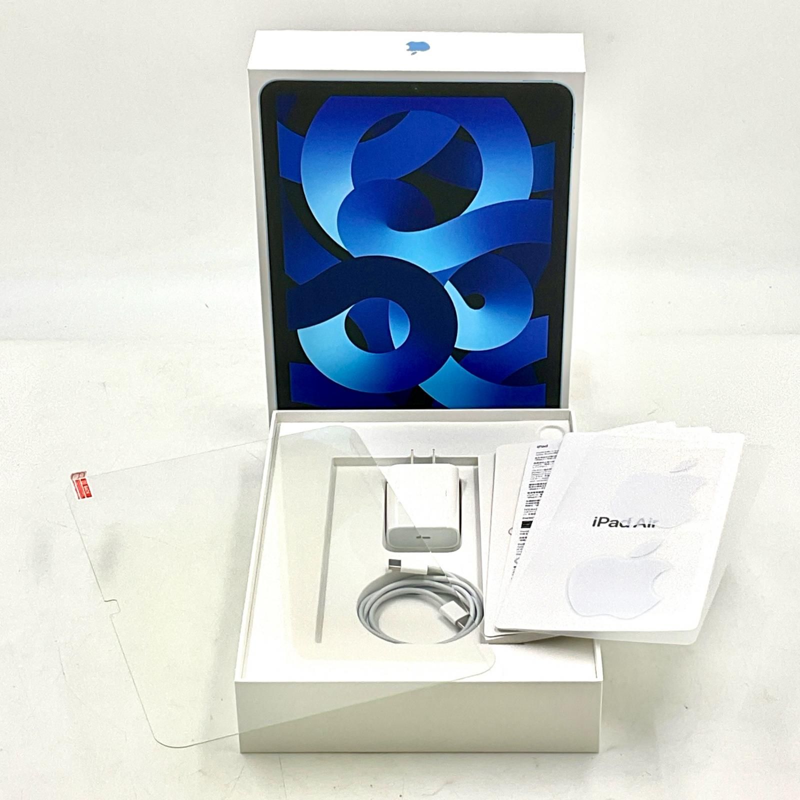 全額返金保証】【最速発送】Apple IPad Air 第5世代 256GB ブルー WiFi 
