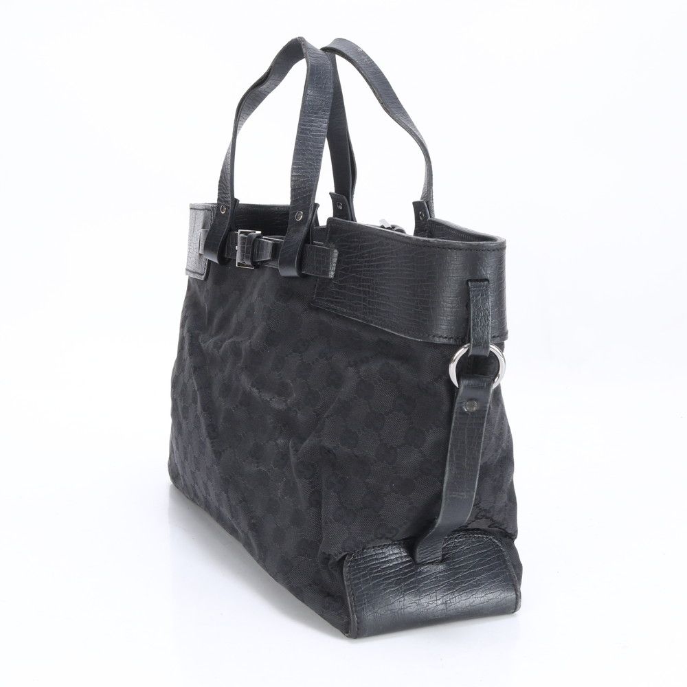 GUCCI グッチ トートバッグ GGキャンバス レザー A4可
