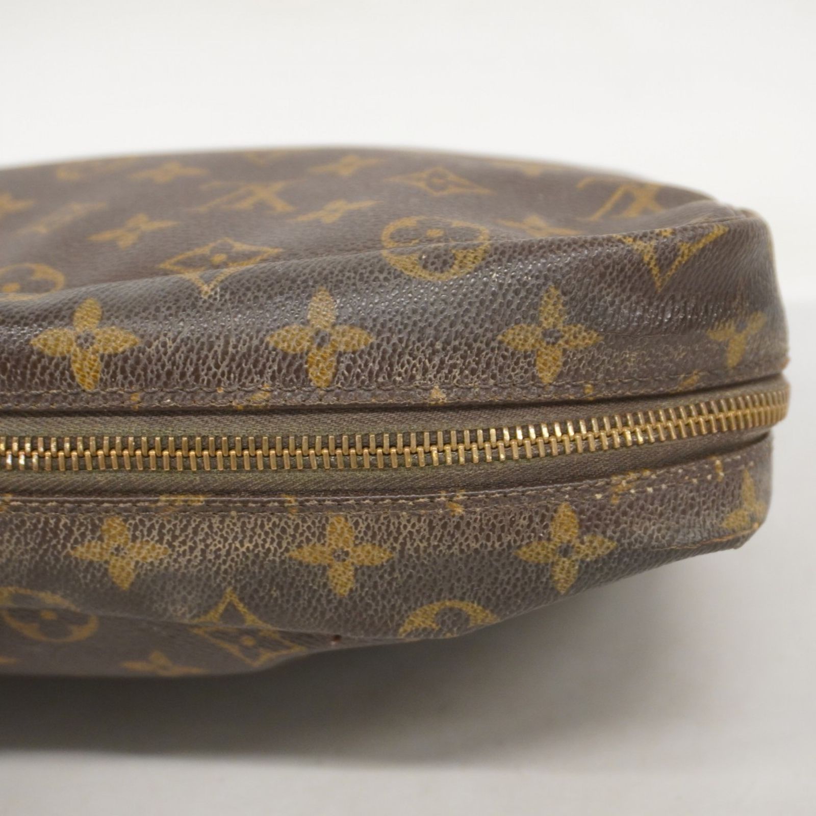 【極美品】ルイヴィトン　トゥルーストワレット28 モノグラム　ポーチ　茶色 LOUIS VUITTON ルイヴィトン トゥルーストワレット28 モノグラム