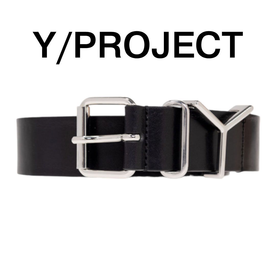 人気アイテム 美品 Y/Project ベルト ロゴバックル ベルト - mahaayush.in