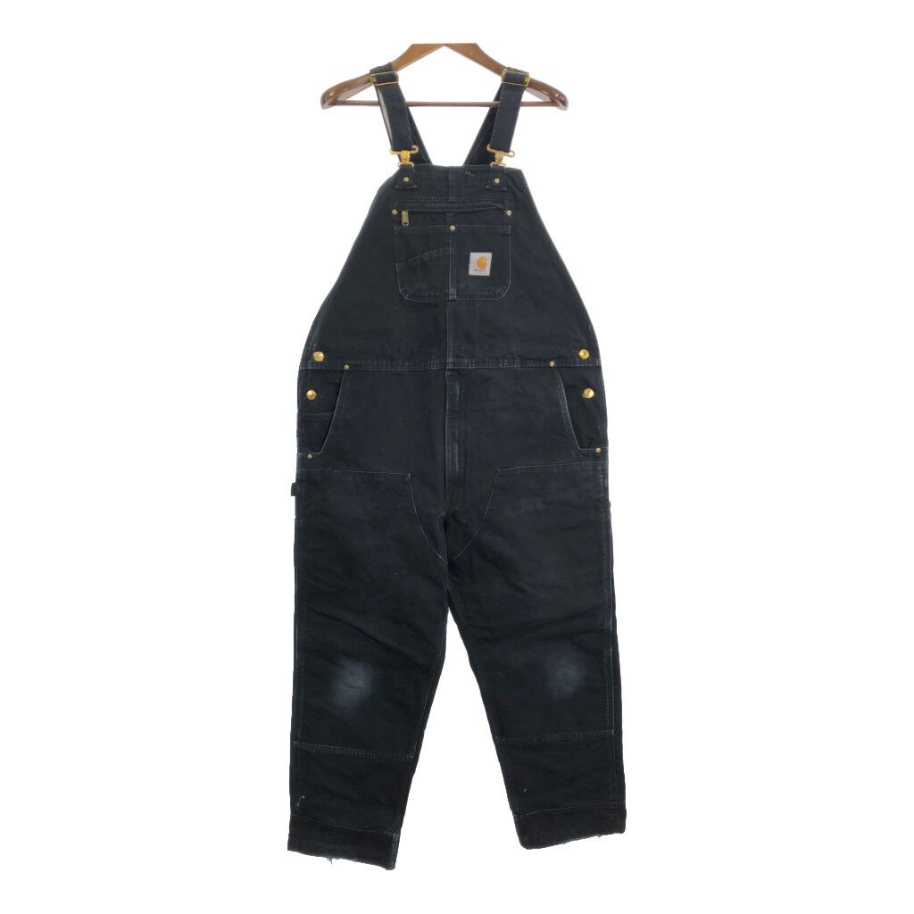 Carhartt ブラック オーバーオール Carhartt カーハート CarHartt OVERALL MADE IN TUNISIA EURO