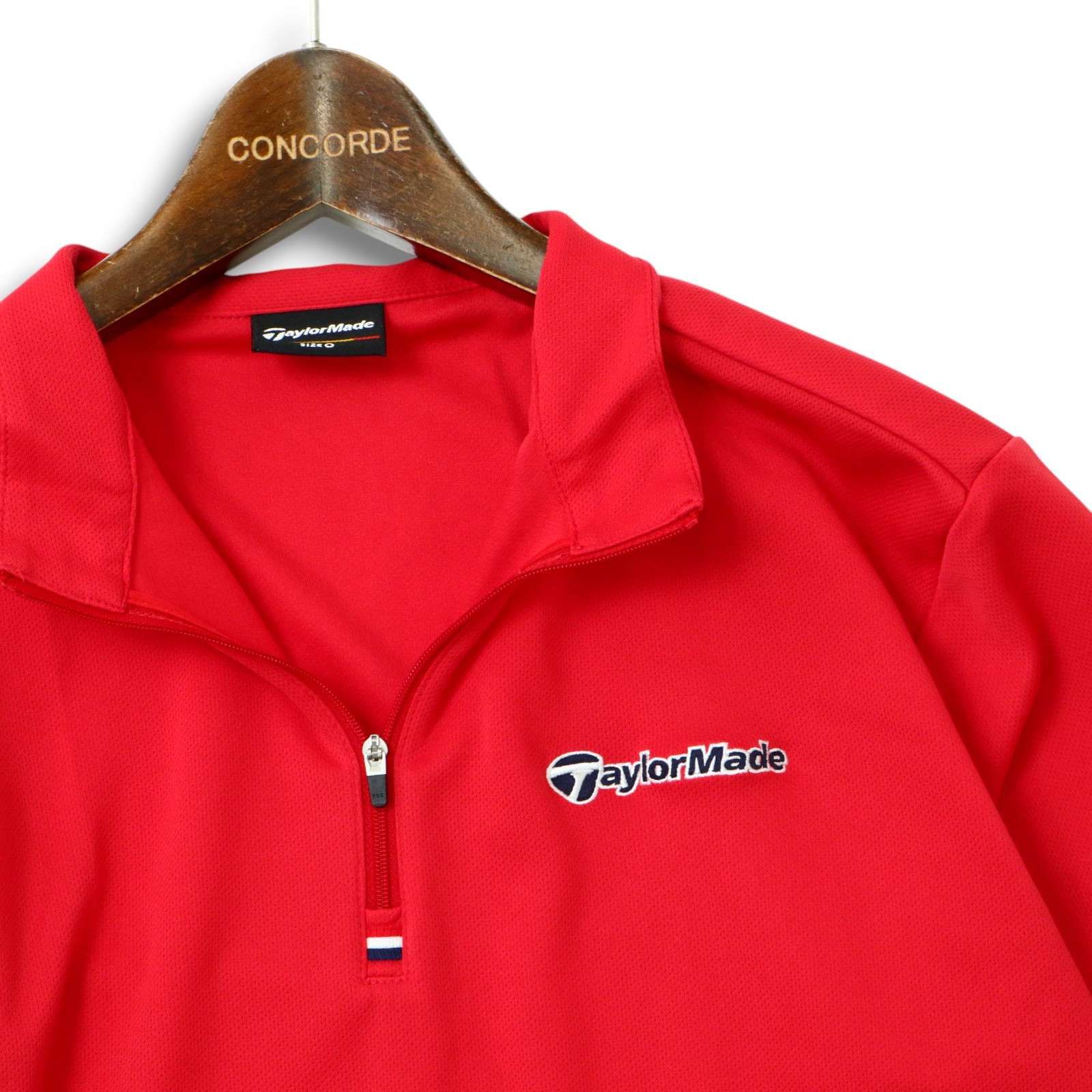 新品未使用 テーラーメイド ハーフジップシャツ 長袖 TaylorMade テーラーメイド ゴルフ 通年 ロゴ刺繍☆ 長袖 ハーフジップ