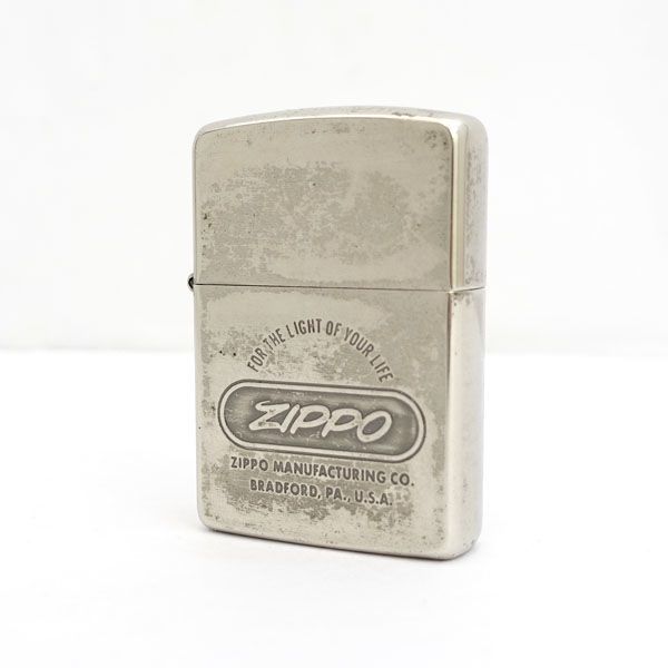 Zippo / ジッポ ◇オイルライター/ロゴ/筆記体/1989年製/シルバー 【喫煙具/煙草/タバコ/シガレット/ガス/オイル】  メンズファッション【中古】 - メルカリ