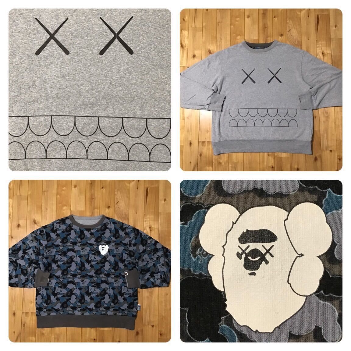 リバーシブル KAWS BAPE スウェット カウズ 000000006285 - メルカリ