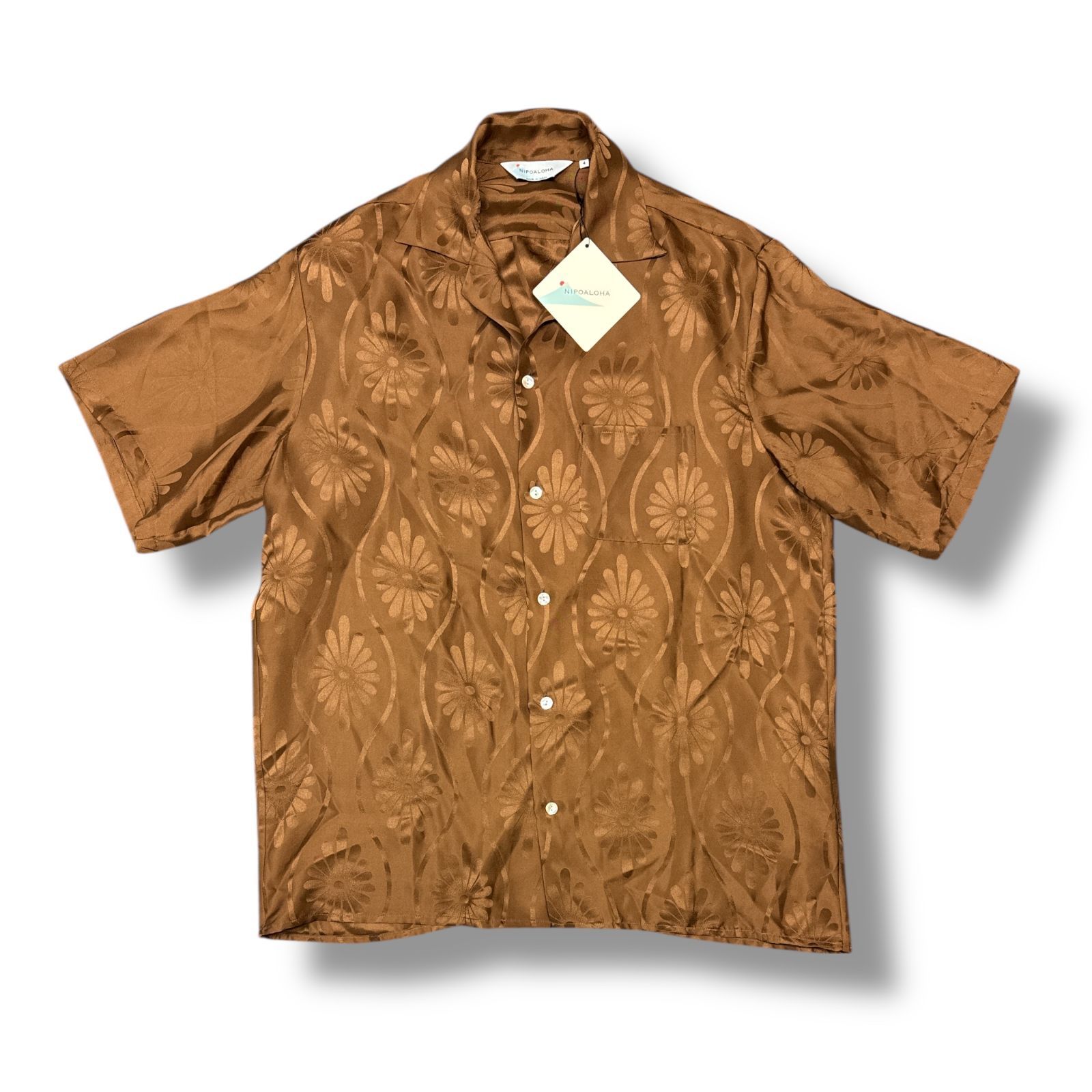 参考上代38500円 未使用品 NIPOALOHA 24SS Short Sleeve aroha