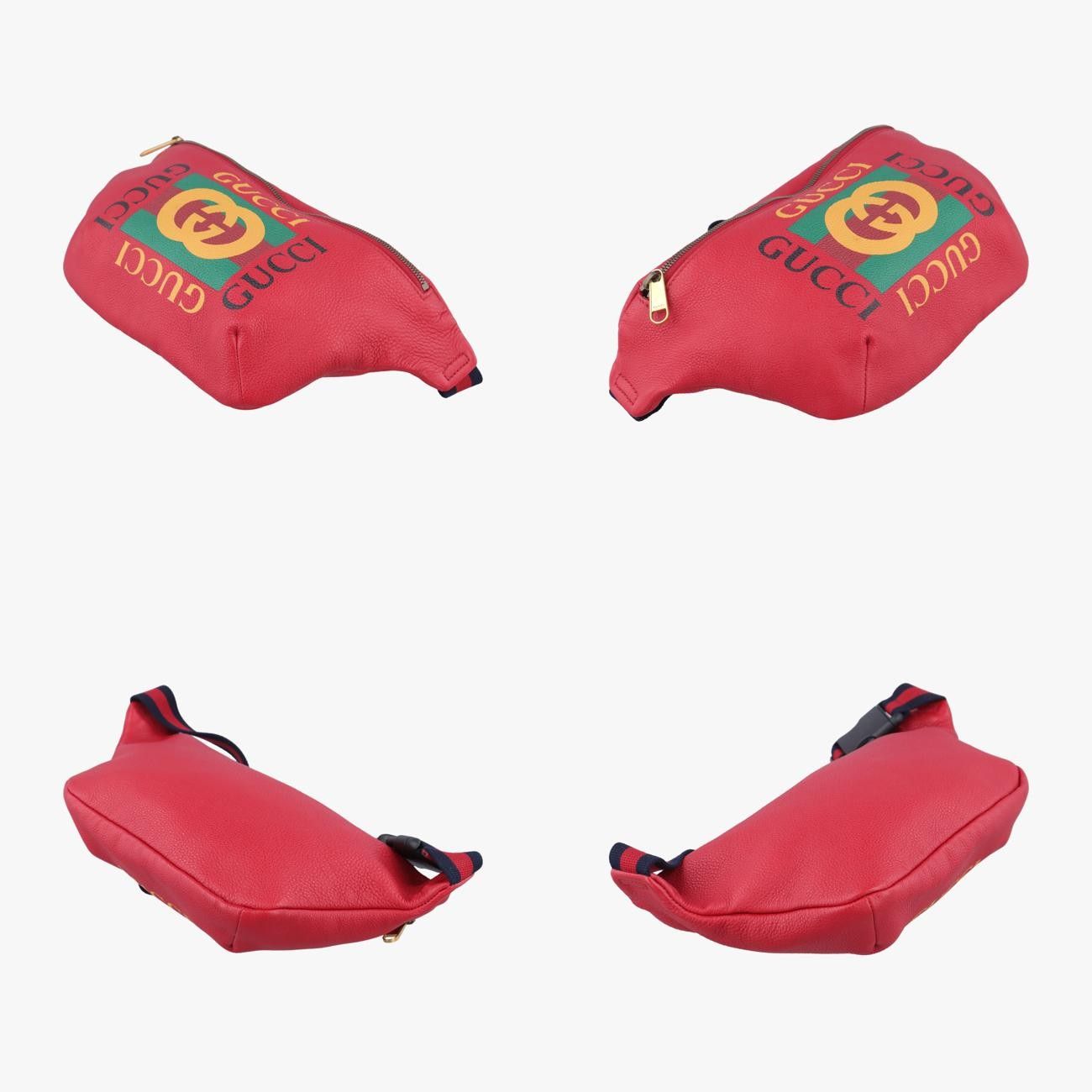 グッチGucciグッチプリントレッドレザー493869G024034469 - メルカリ