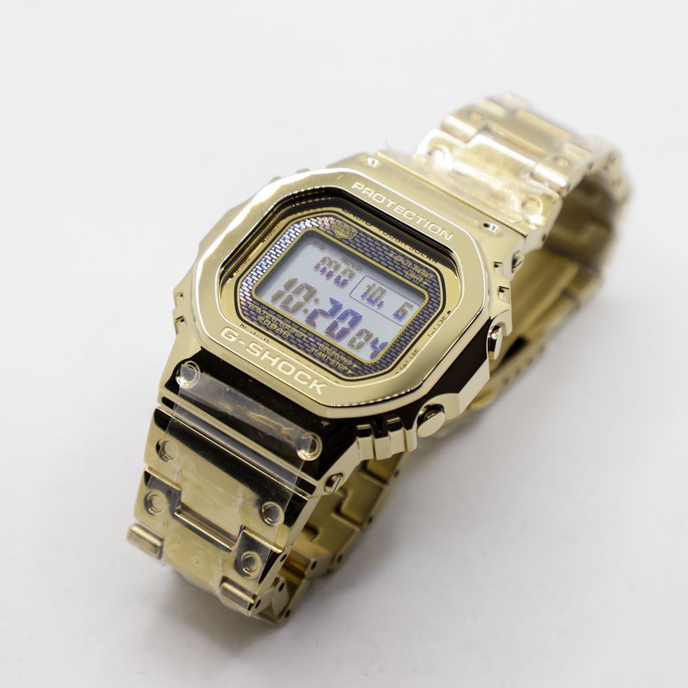 カシオ CASIO Gショック G-SHOCK 35周年記念 モデル GMW-B5000TFG-9JR ソーラー電波 メンズ ゴールド デジタル文字盤 アニバーサリー SAランク 時計 腕時計 男性