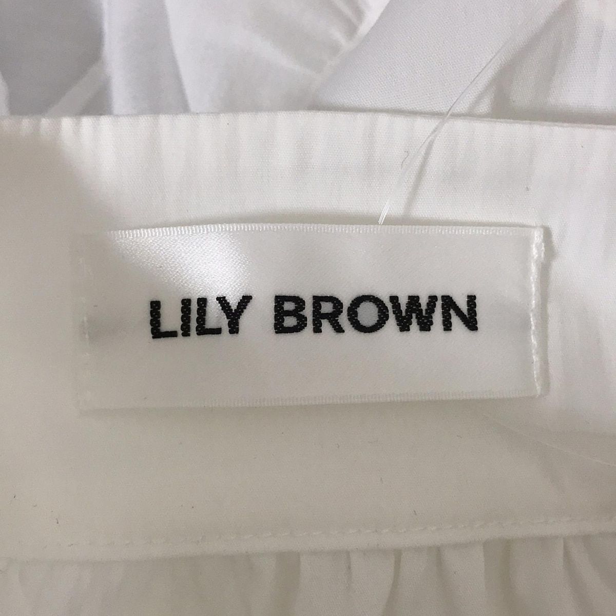 Lily Brown(リリーブラウン) ブルゾン サイズF レディース - 白