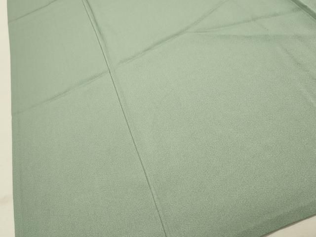 平和屋着物▽上質な色無地 単衣 薄萌葱色 正絹 逸品 未使用 CAAV3796dy