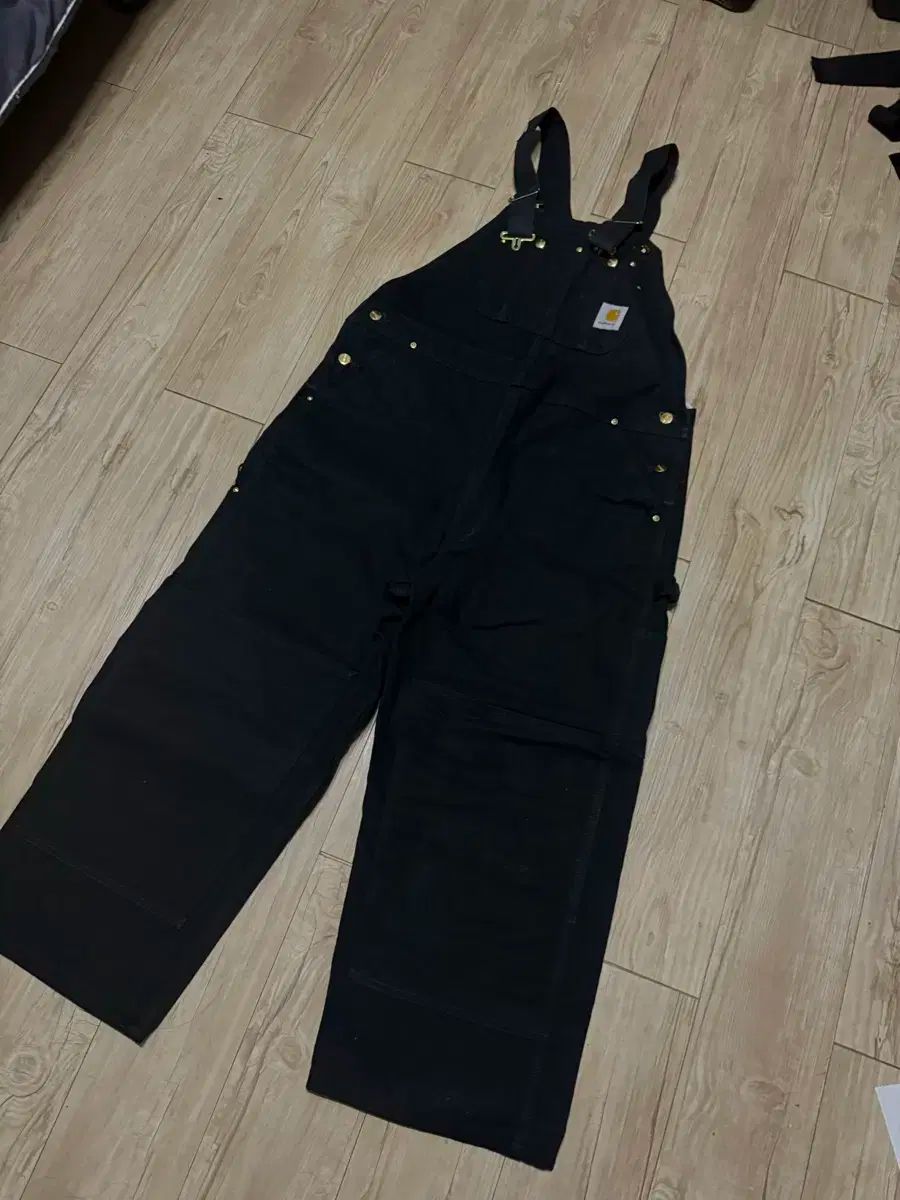 ブラック オーバーオール