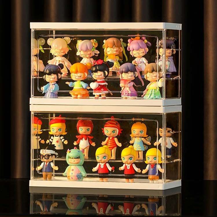 コレクションケース 2個セット フィギュアケース 内部2段式 アクリル