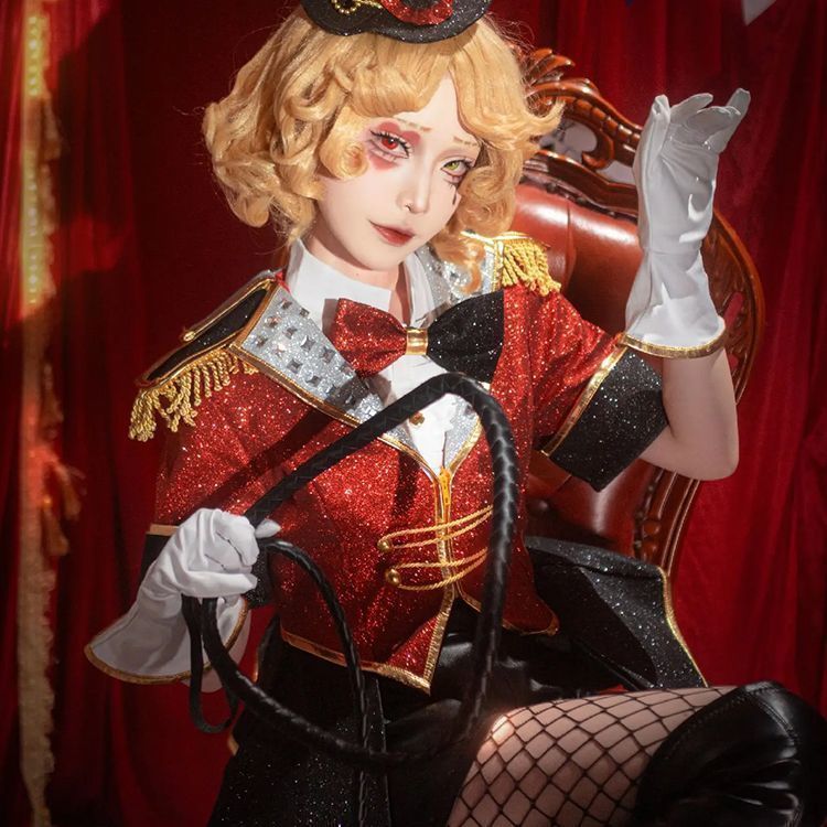 ♥ 第五人格 舞女 C衣装 ???Ver. 踊り子 コスプレ衣装 フルセット 高品質素材 豪華刺繍 マーガレッタ金皮スキン 舞台撮影用 イベント用 ハロウィン パーティー 仮装 推し活 コスプレ大会用