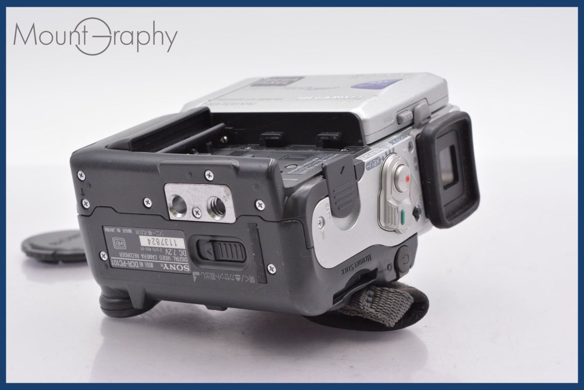  ソニー SONY DCR PC 101 前キャップ バッテリー付 同梱可 mj 5168 ビデオカメラ本体 ビデオカメラ