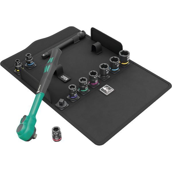 WERA ヴェラ 差込角3|8DR 11点組 コンフォートラチェットセット スタイルボックス入り 005531 工具 ツール DIY 作業工具 道具