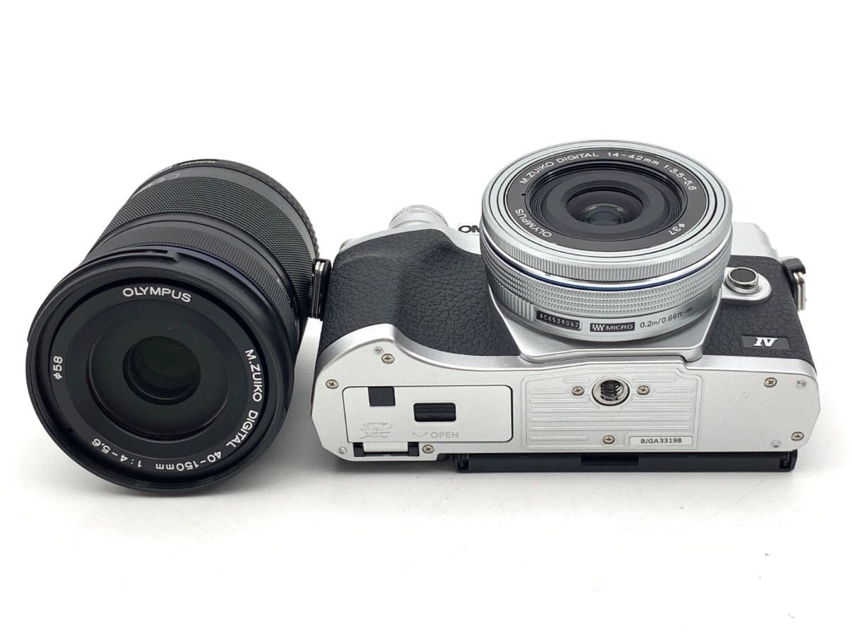 OLYMPUS OM-D E-M10 Mark IV EZダブルズームキット シルバー