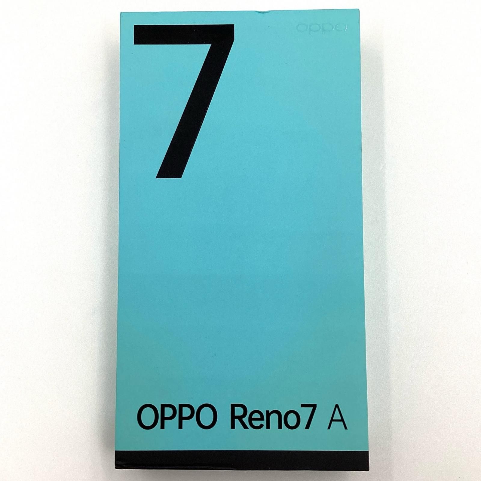 【全額返金保証】【最速発送】OPPO Reno7 A 128GB CPH2353 スターリーブラック SIMフリー 超美品 動作確認済