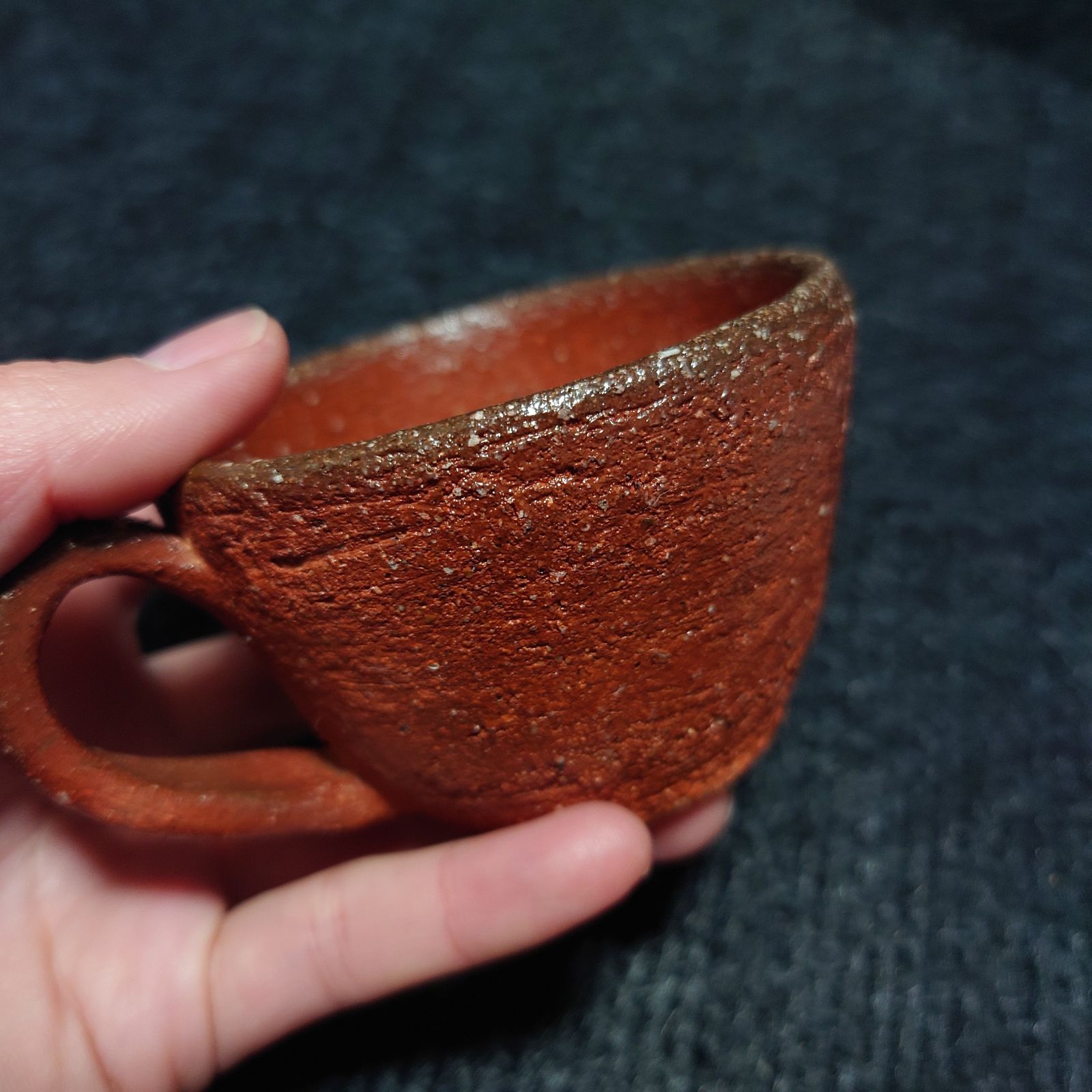 2572】カップ…備前焼 - メルカリ